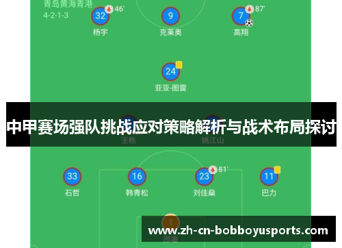 中甲赛场强队挑战应对策略解析与战术布局探讨